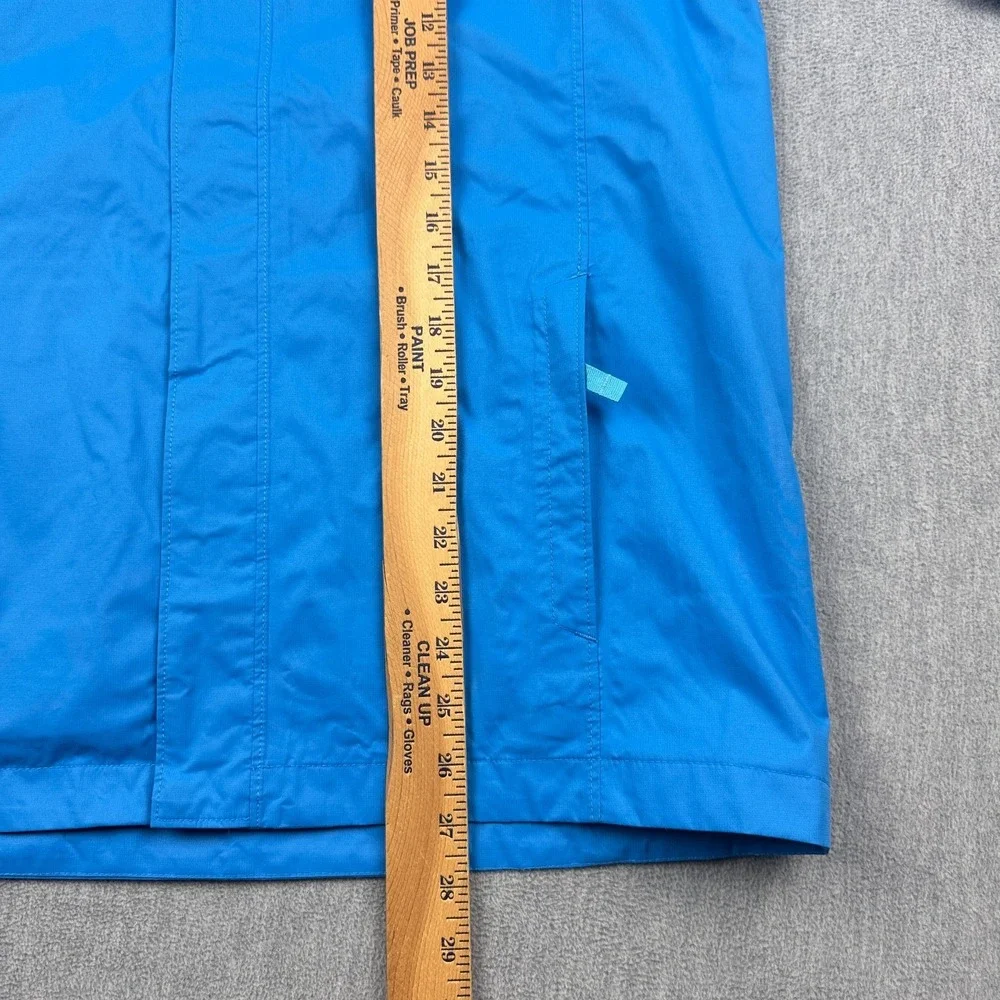 The North Face Jacket Boys XL Blue Resolve Reflective Dryvent Hooded Windbreaker